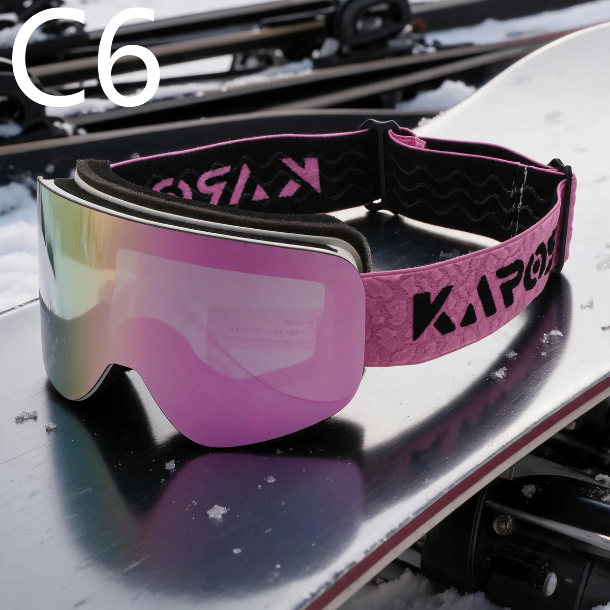 Gafas de esquí Karos de doble capa, antivaho, UV400, ligeras, nuevas, para deportes de invierno, snowboard, motos de nieve, montañismo.