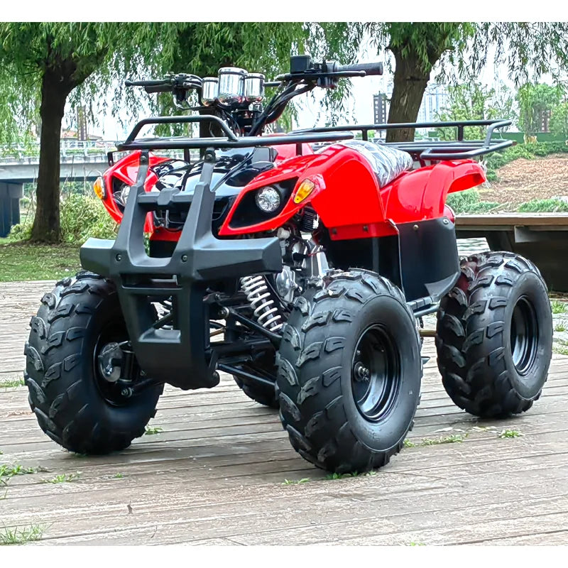 Cuatrimoto ATV de 125cc a gasolina, 4 tiempos, con transmisión automática por cadena, todoterreno, para adultos
