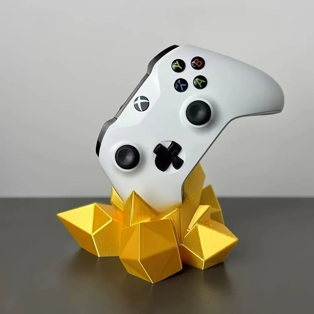 Soporte de Cristal Impreso en 3D para Control de Juegos, Compatible con Xbox, PS4, PS5, Switch, Decoración para Escritorio de Juegos, Set de Regalo