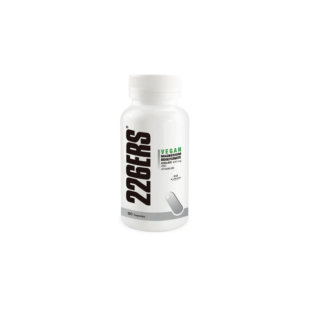 226ERS PACK 2 UNDS MAGNESIO VEGAN MAGNESIUM BISGLYCINATE - MAGNESIO QUELADO, ZINC Y VITAMINA B6 90 CAPS