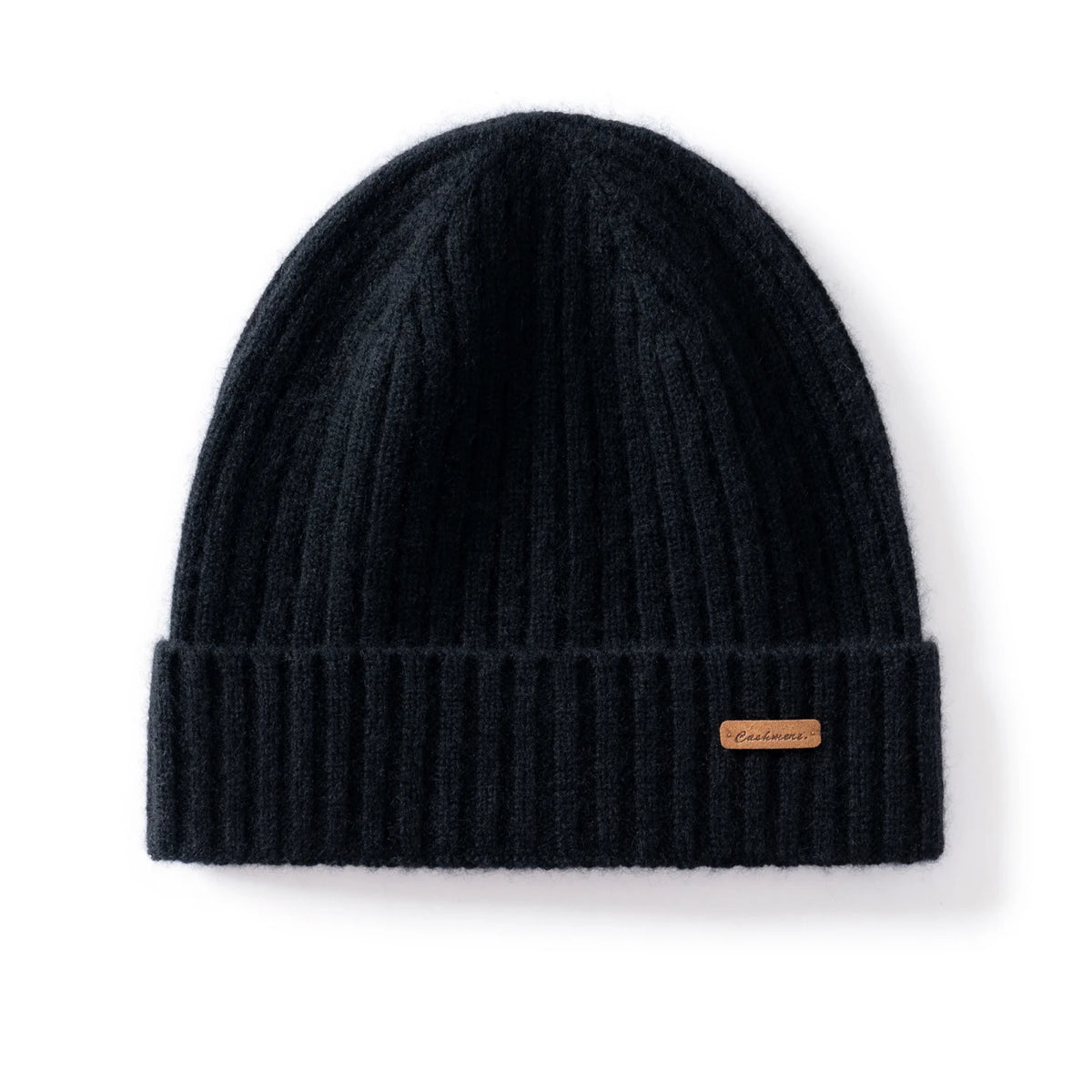 MERRILAMB 100% gorro de Cachemira Natural para mujeres/hombres, gorro suave y cálido para exteriores, gorro acanalado para invierno, gorros de punto informales Unisex sólidos