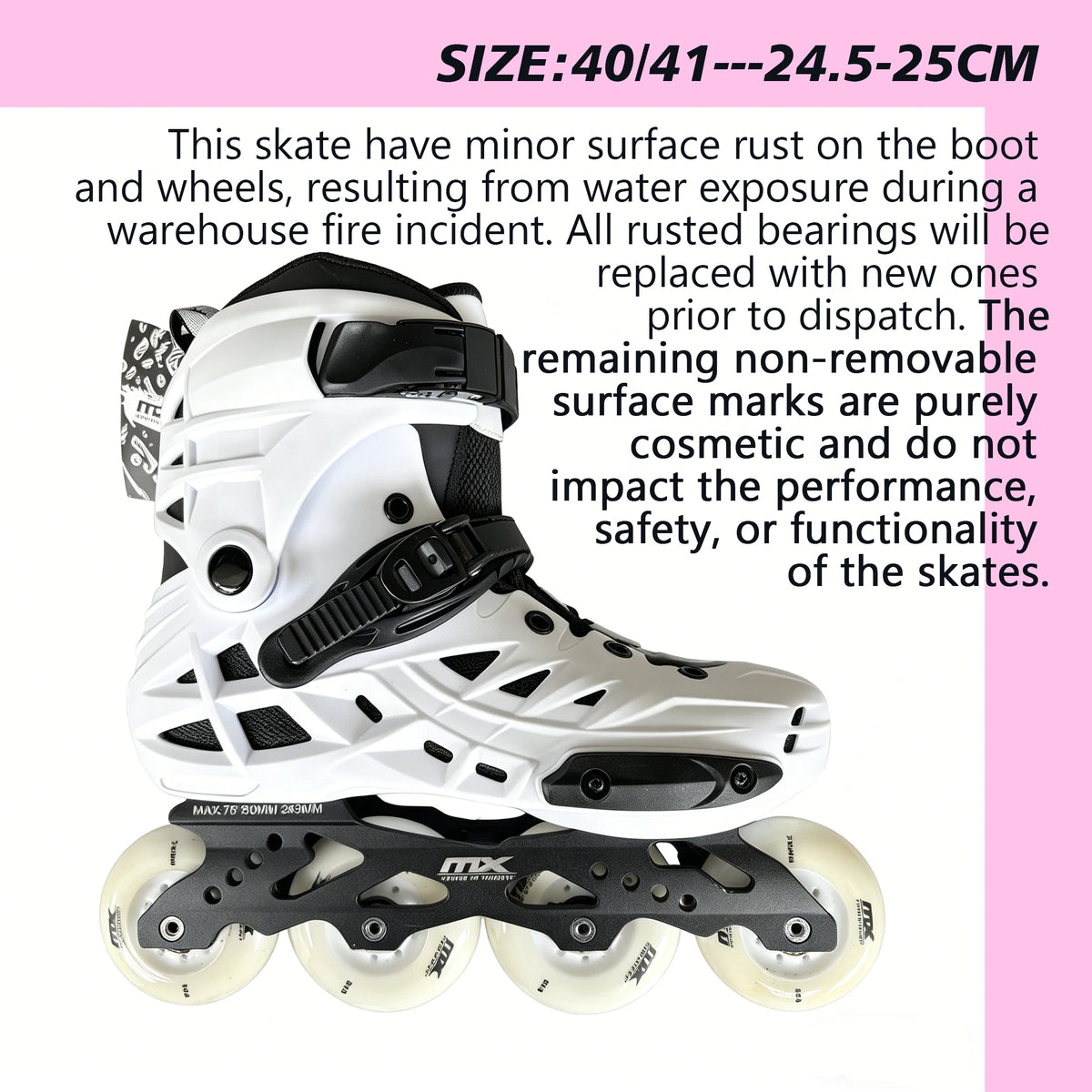 ¡Liquidación! Patines en Línea Nuevos, Solo con Pequeños Defectos Cosméticos, No Afectan el Uso, Solo Tallas Limitadas
