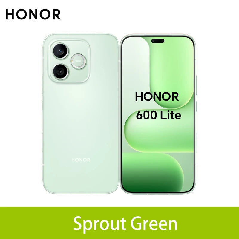 Smartphone HONOR 600 Lite 5G Versión UE MediaTek Dimensity 7100 Elite Pantalla AMOLED de 6,6" a 120Hz 6520mAh SuperCharge de 45W 108MP