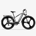 Bicicleta de montaña eléctrica para adultos Cysum M520 de 29", motor potente de 500 W, batería de 48 V y 15 Ah, bicicleta eléctrica con casete de 7 velocidades, pantalla LCD inteligente y portaequipajes trasero