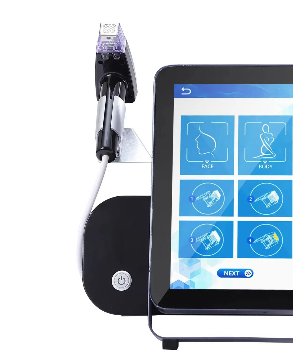 Dispositivo para el Cuidado de la Piel, Máquina Reafirmante Ultra 360 2 en 1 para Rostro, Cuello y Cuerpo, Favorece la Renovación de la Piel, Spa Portátil para el Hogar, Longitud de la Aguja