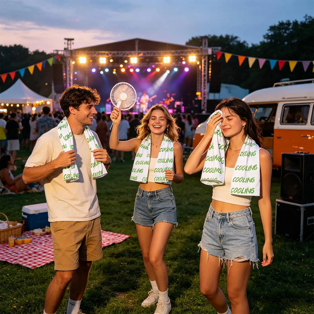 Toallitas refrescantes de verano, toallas de yoga de enfriamiento instantáneo, toallitas sin alcohol para aliviar el calor, para mujeres y hombres, para golf, yoga, senderismo, correr, hacer ejercicio