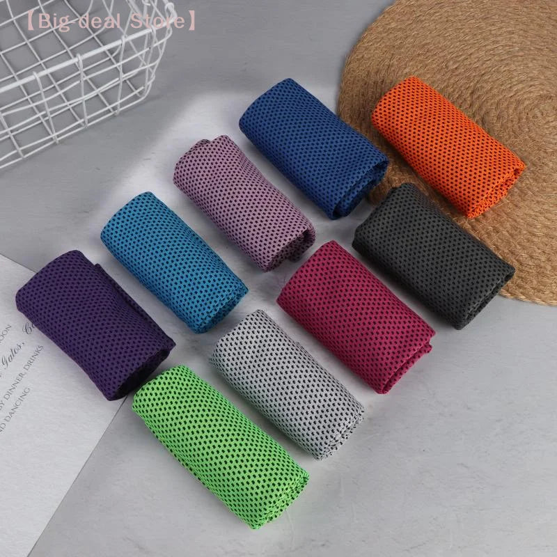 【M】1 Toalla Refrescante de Microfibra Suave con Absorción Instantánea del Sudor para Gimnasio, Correr, Senderismo y Deportes