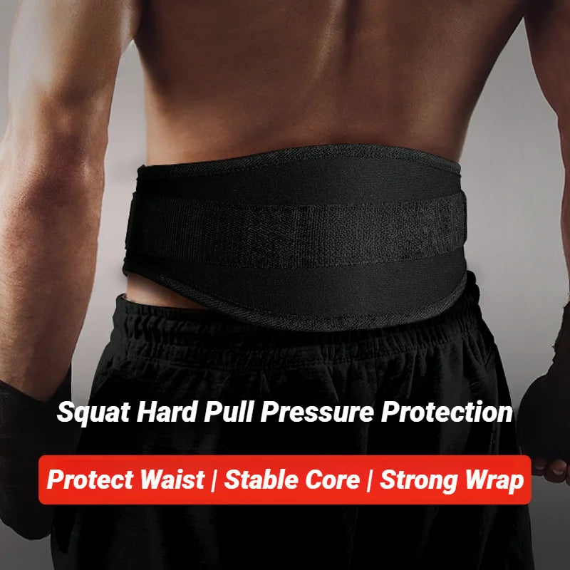 Cinturón de levantamiento de pesas para hombre y mujer, entrenamiento con hebilla de Metal, gimnasio, ejercicio, sentadillas, peso muerto, entrenamiento de levantamiento de pesas, Fitness