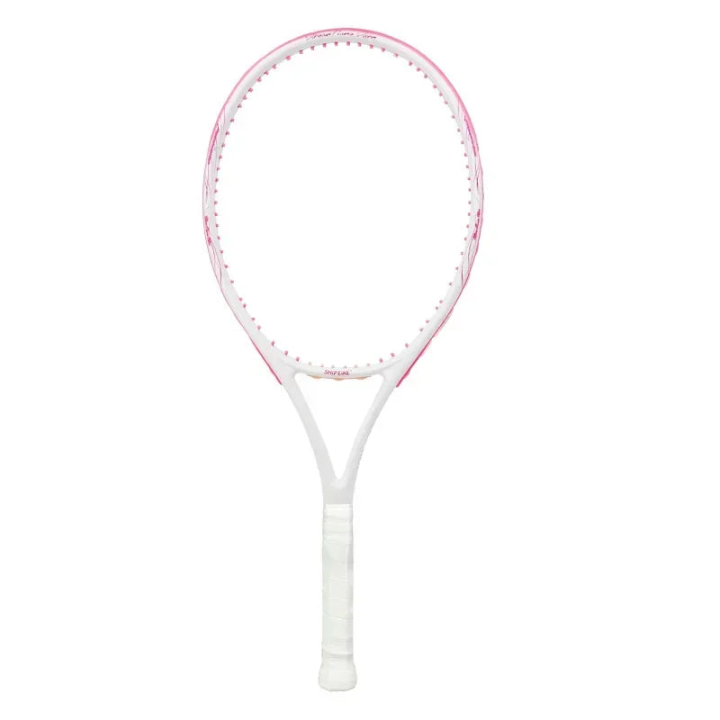 Raqueta de tenis para hombres y mujeres, principiantes, avanzada, universal, raqueta individual profesional, entrenamiento para estudiantes universitarios de 27 pulgadas