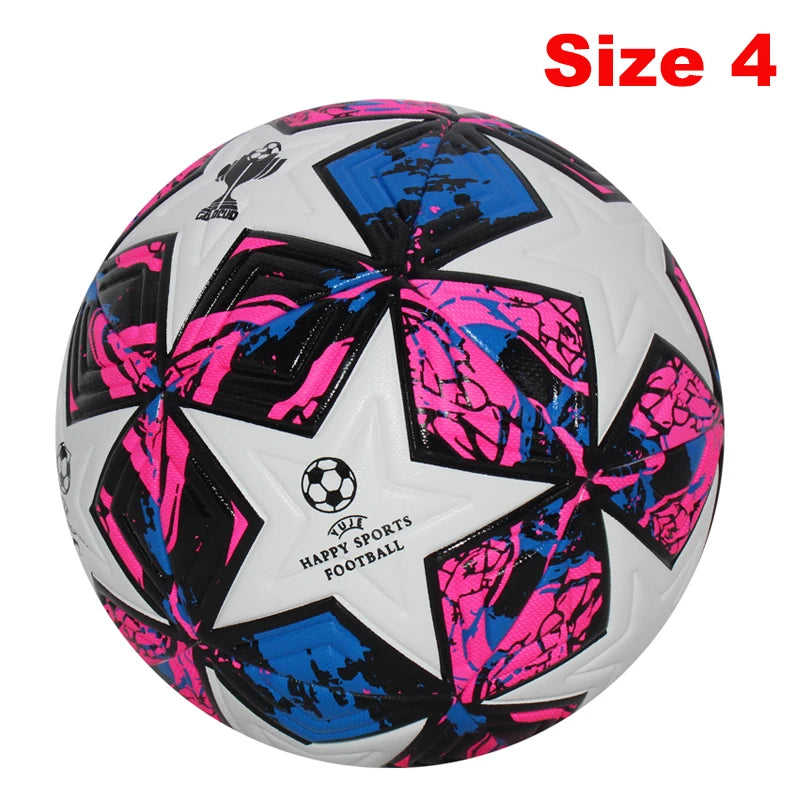 Balón de fútbol profesional para deportes al aire libre, pelotas para partidos, Material PU de alta calidad, entrenamiento, fútbol sin costuras, tamaño estándar 5, talla 4