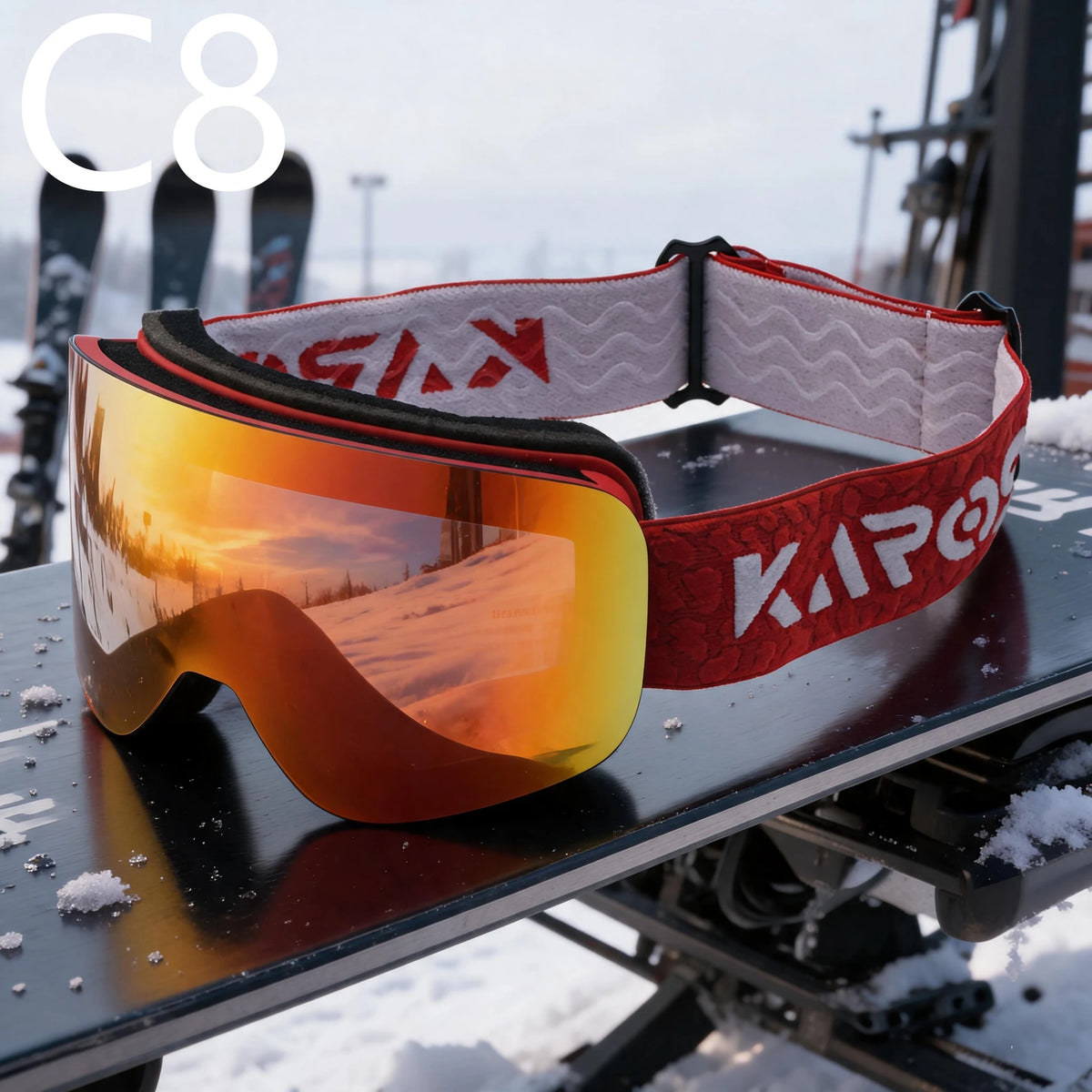 Gafas de esquí Karos de doble capa, antivaho, UV400, ligeras, nuevas, para deportes de invierno, snowboard, motos de nieve, montañismo.