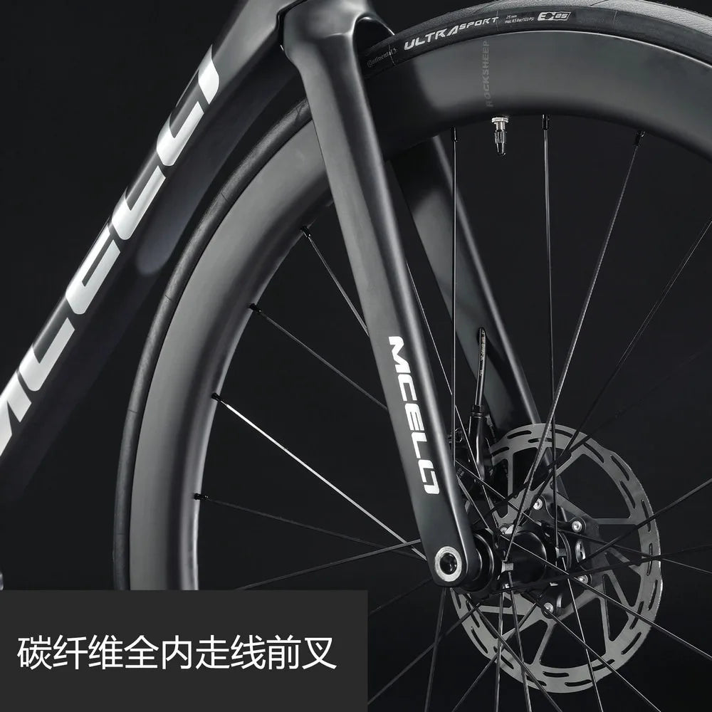 F, YUZHE V2 Fleet specific high-end ultra light 7.5kg 105 Di2 R7170-24S T800 carbon fiber road bike hydraulic disc brake 700*28C