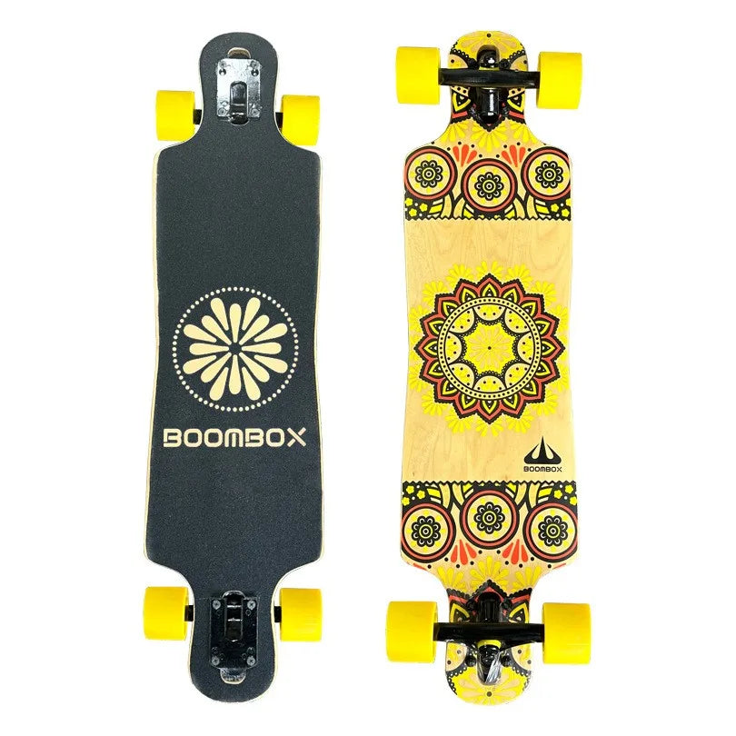 Monopatín profesional para adultos de 32x9,25 pulgadas, tabla de baile longboard, cepillo para niña, calle, camino de arce, velocidad hacia abajo, tabla de doble urdimbre para surf