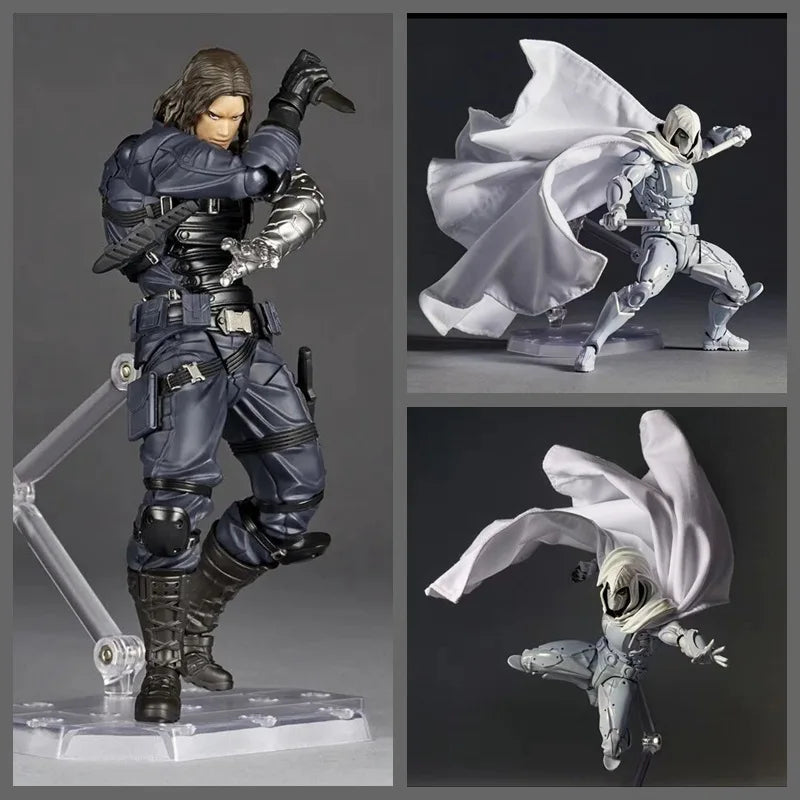Nueva tecnología de rueda de caballero Killer Moonlight, conjunto de caja colgante de modelo móvil con articulación de soldado de invierno, regalo de decoración de escritorio hecho a mano