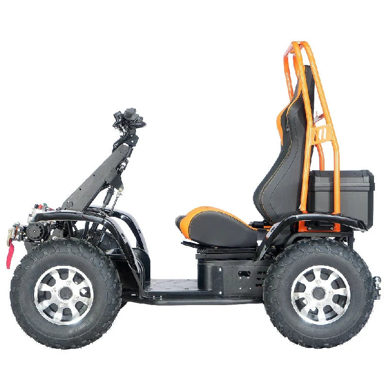 Scooter KW V 4WD con Motor de 00W de Potencia/H, Uso Agrícola, Certificación CE 4*4 ATV COC EEC, Sensor de Carga 0Kg, Sumeide