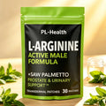 30 Parches Transdérmicos de L-Arginina con Saw Palmetto, Óxido Nítrico y Salud Prostática para Hombres