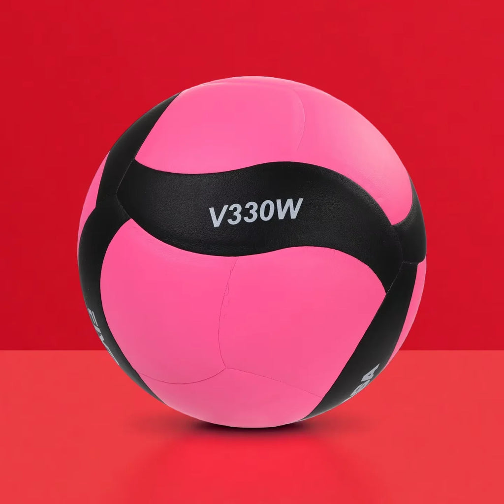 Balón de Voleibol V200W V300W V330W Azul Amarillo Talla 5 de PU de Alta Gama con Pegamento Caliente para Adolescentes y Adultos