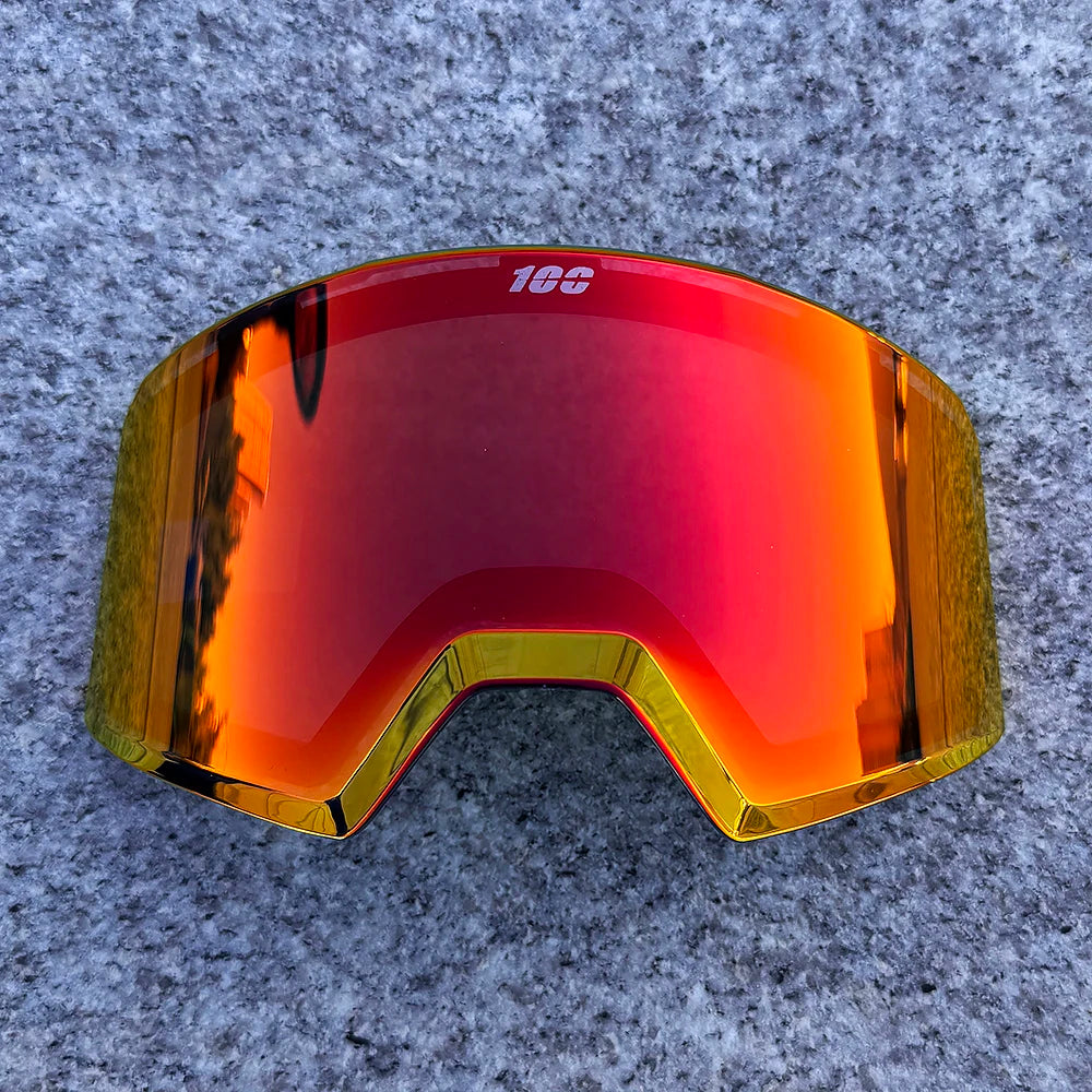 Gafas de esquí profesionales para invierno, con sistema de cambio rápido mediante imán, doble capa, tratamiento antiniebla, para snowboard, para hombres y mujeres.
