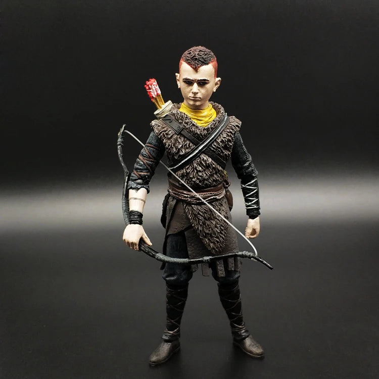 Figura de colección de 7 pulgadas de edición limitada de Kratos y su hijo, muñeco articulado de adorno