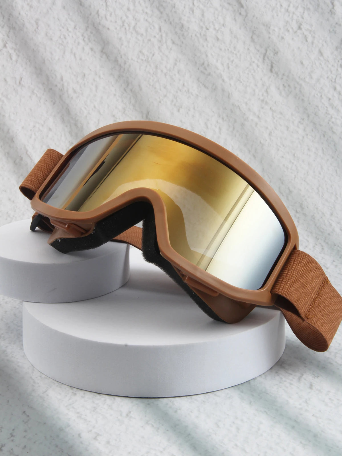 Gafas de esquí de una sola pieza con montura grande para uso diurno y nocturno, acolchadas, a prueba de viento, para esquí individual y snowboard, de alta definición para montañismo