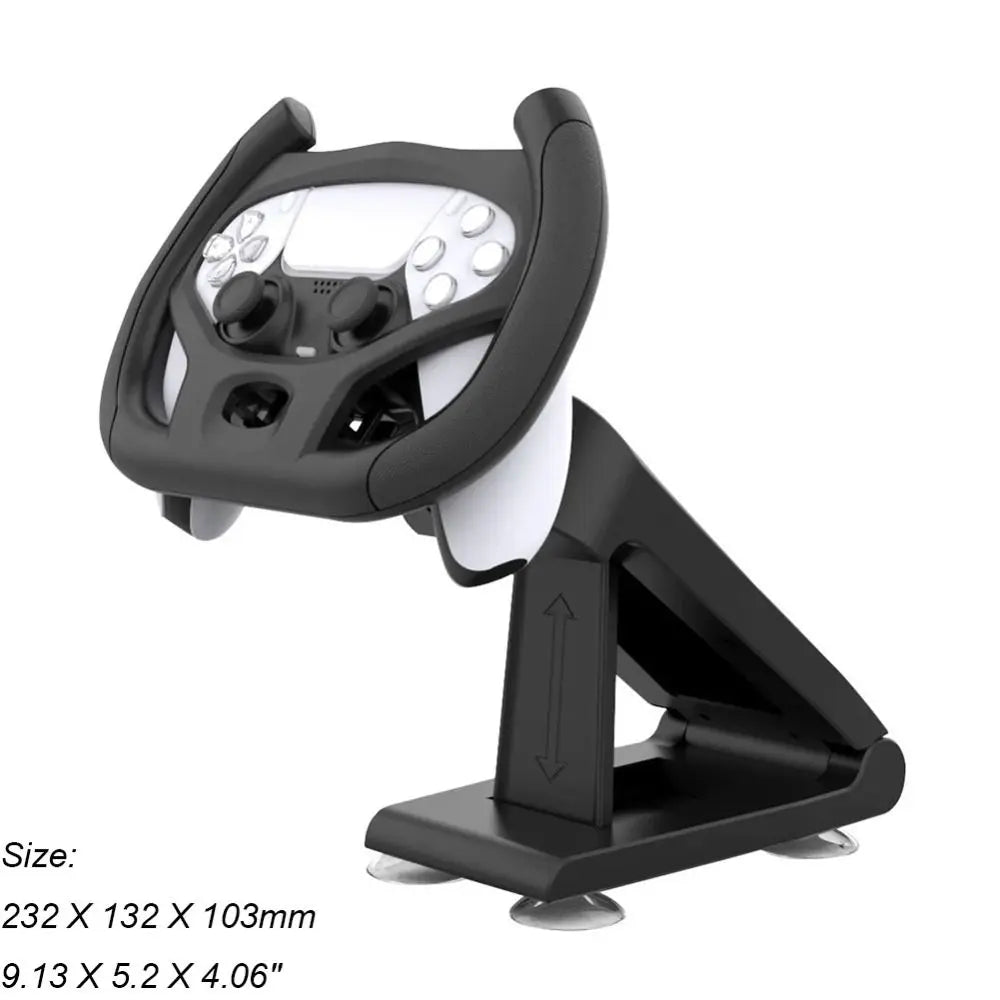 Accesorio tipo volante para PS5 con ventosas