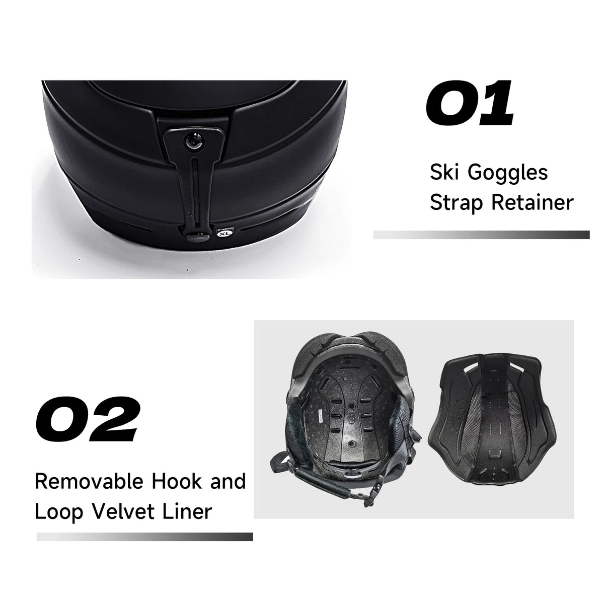 Visera 2 en 1, casco de esquí y Snowboard, máscara de nieve desmontable, antiniebla, Anti-uv, gafas integradas, escudo de bajo peso para adultos, hombres y mujeres