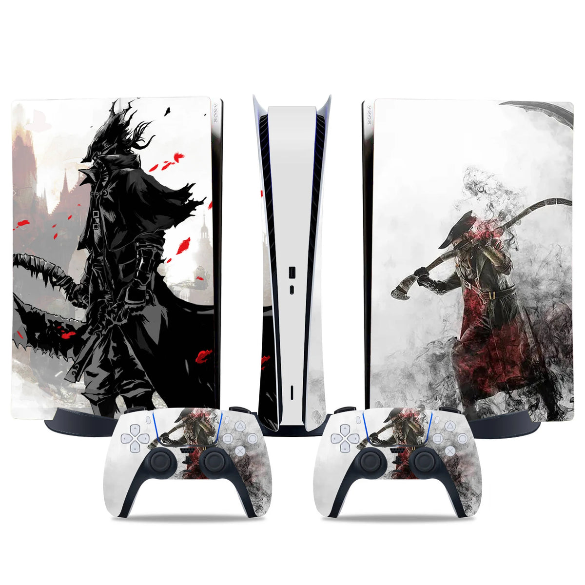 Adhesivo para consola PS5 Digital, cubierta protectora de vinilo para control de juego