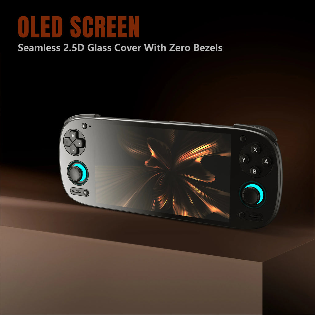 Consola portátil de juegos Retroid Pocket 5, pantalla AMOLED de 5.5'', Android 13, joystick, efecto de iluminación RGB, refrigeración activa para videojuegos