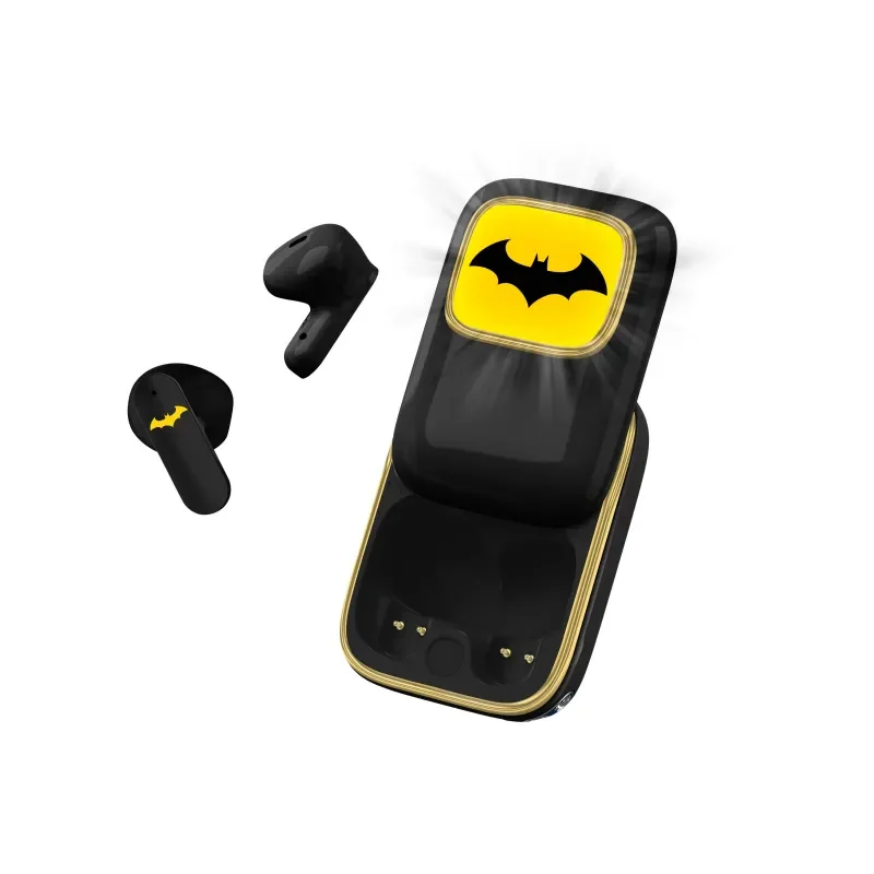 WIRELESS HEADPHONES BATMAN DARK CABALLERO WITH SLIDING LOAD CASE AND LED LIGHT OTL Technologies
