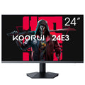 Monitor para juegos KOORUI 24E3 de 24" con panel IPS, FHD 1920×1080, 165Hz, pantalla con protección ocular, monitor para PC para oficina en casa, HDMI 1.4, contraste 3000:1, Adaptive-Sync HDMI 1.4,-5 °   hasta 20 °   Incl