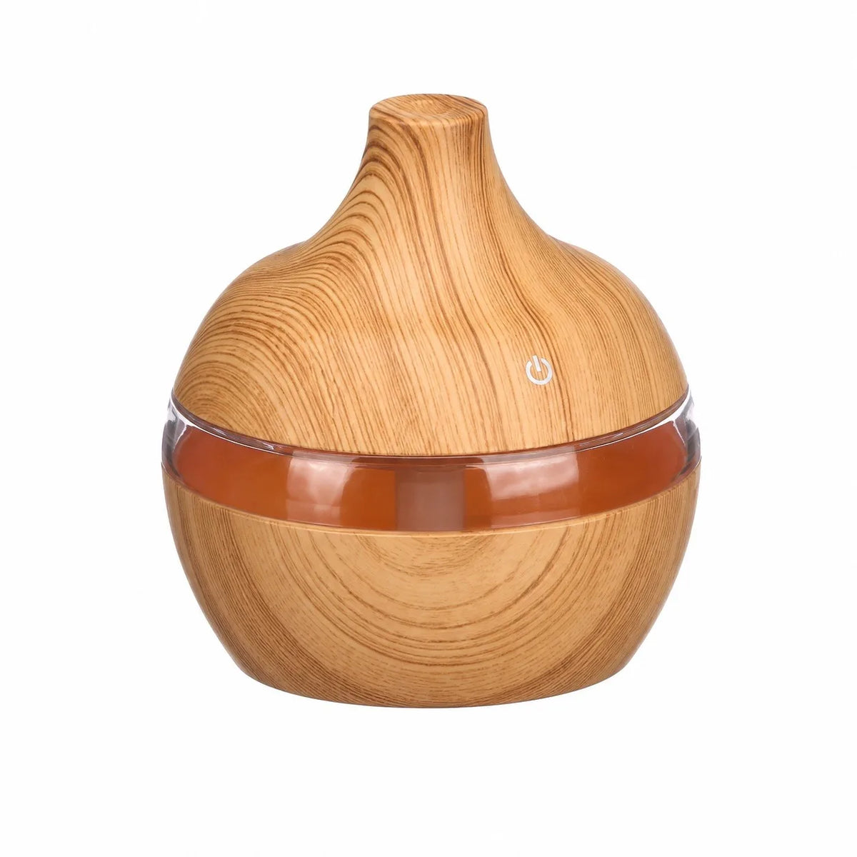 Humidificador Ultrasónico Portátil USB Difusor de Aromaterapia Luz LED Ambiental Diseño Acabado Madera Difusor de Aceites Esenciales para Hogar Oficina