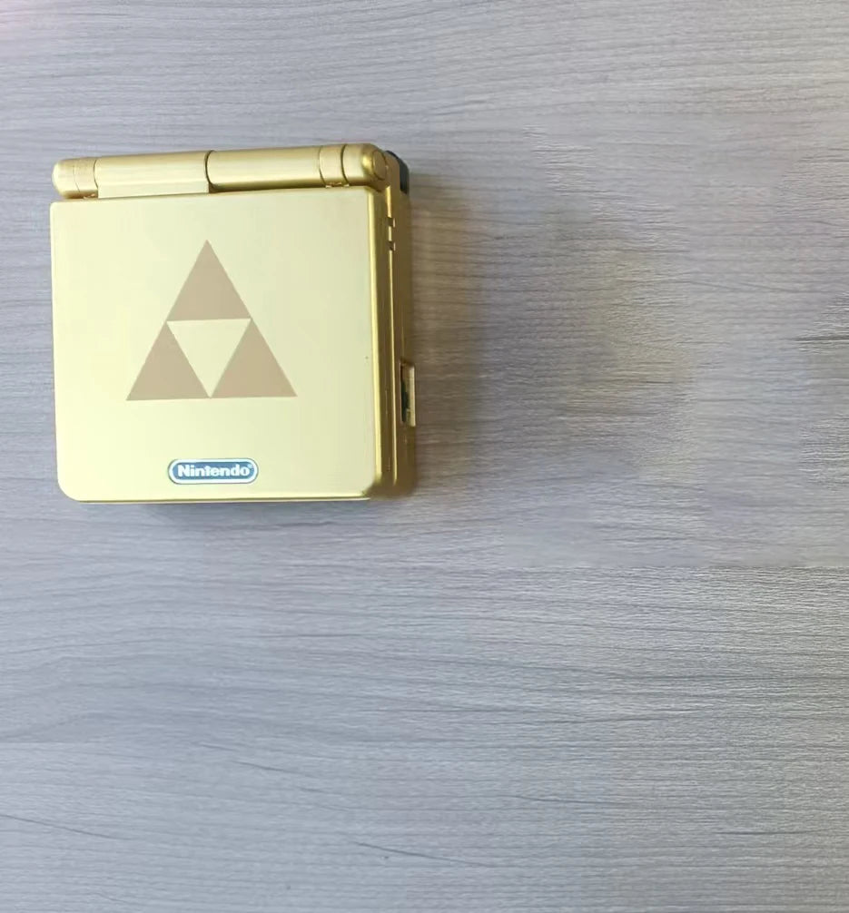 Gameboy Advance SP AGS-001 Consola de juegos GBA SP reacondicionada con nueva pantalla IPS Nueva carcasa y nivel de brillo ajustable