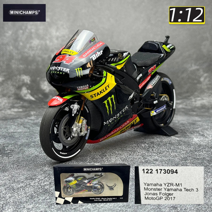 Minichamps 1/12  New FOR YZR-M1  RC213V  GP11 Metal motorcycle model static display collection holiday gifts