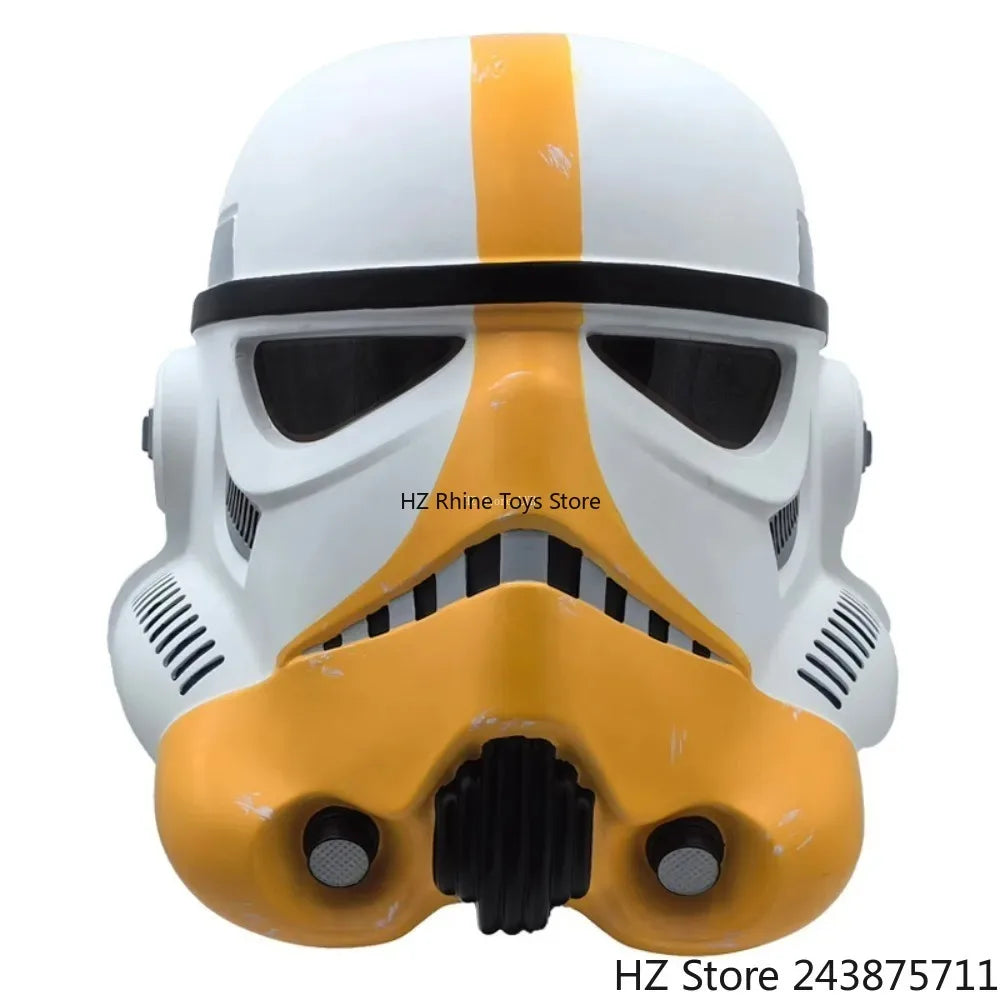 star The Black Series wars The Mandalorian Artillery Stormtrooper Helmet Halloween Cosplay Helmet Mask for Birthday Gift TK038-3