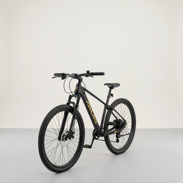 Bicicleta de montaña AIVA MT275FS de 27.5 pulgadas con suspensión delantera, 8 velocidades, bicicleta para adultos, cuadro de aleación de magnesio ligero, horquilla de suspensión, frenos de disco delanteros y traseros